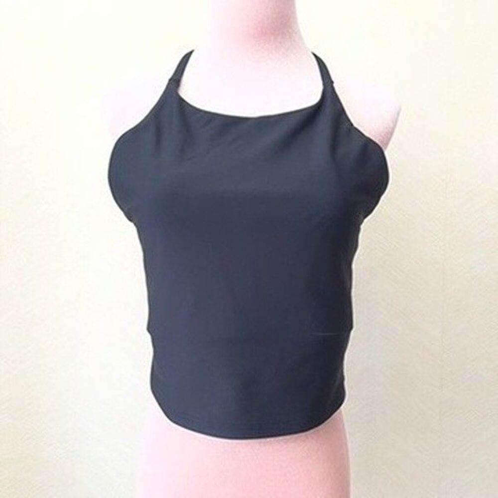 Old Navy Active Powersoft Light Support Black Built In Bra Tank Top Womens L